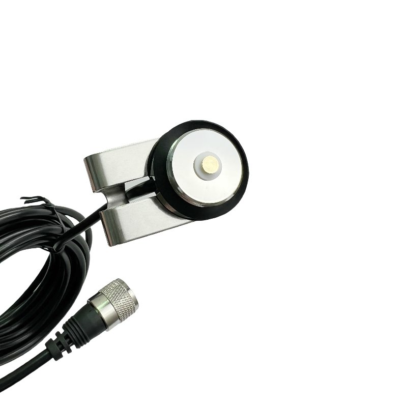 Stainless Steel NMO Connector Clip Bracket with 5M RG58 Cable Car Mobile Radio Antenna Mount Bracket Combination for Car Radio